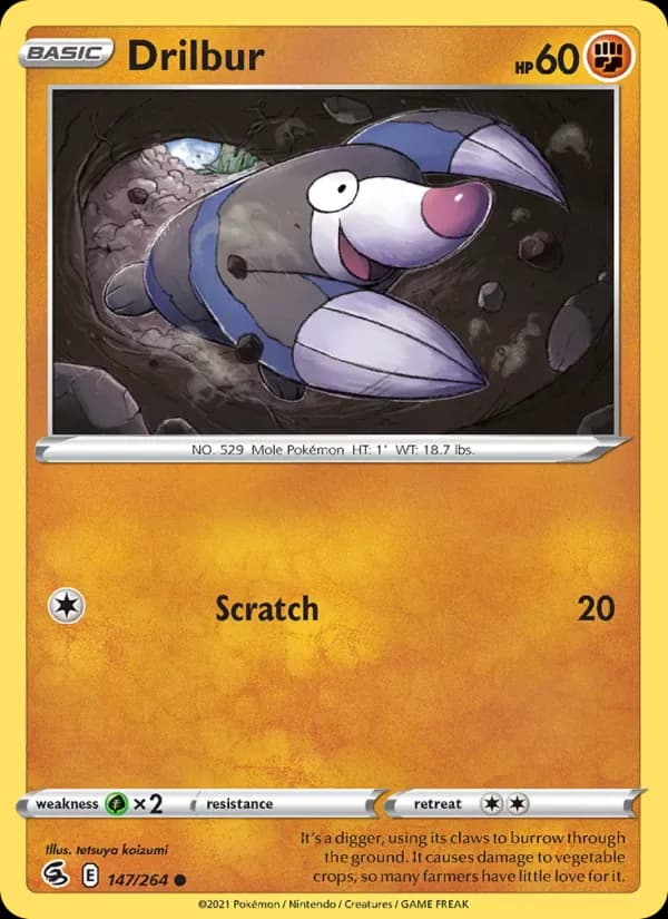 Drilbur 147/264 from Fusion Strike