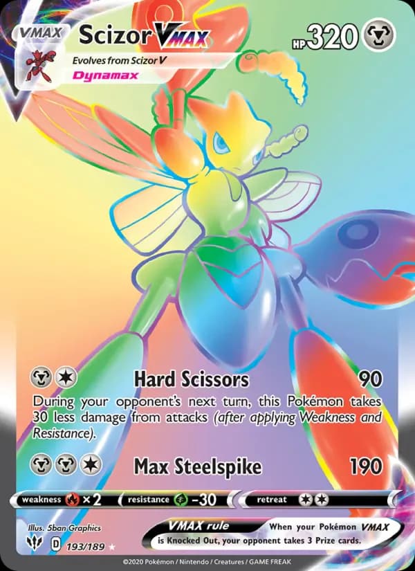 Scizor VMAX 193/189 from Darkness Ablaze