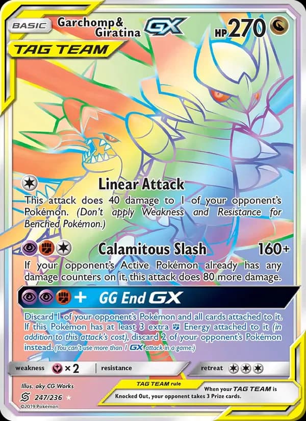 Garchomp & Giratina GX 247/236 from Unified Minds