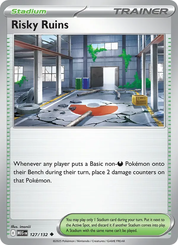 Risky Ruins 127/132 from Mega Evolution