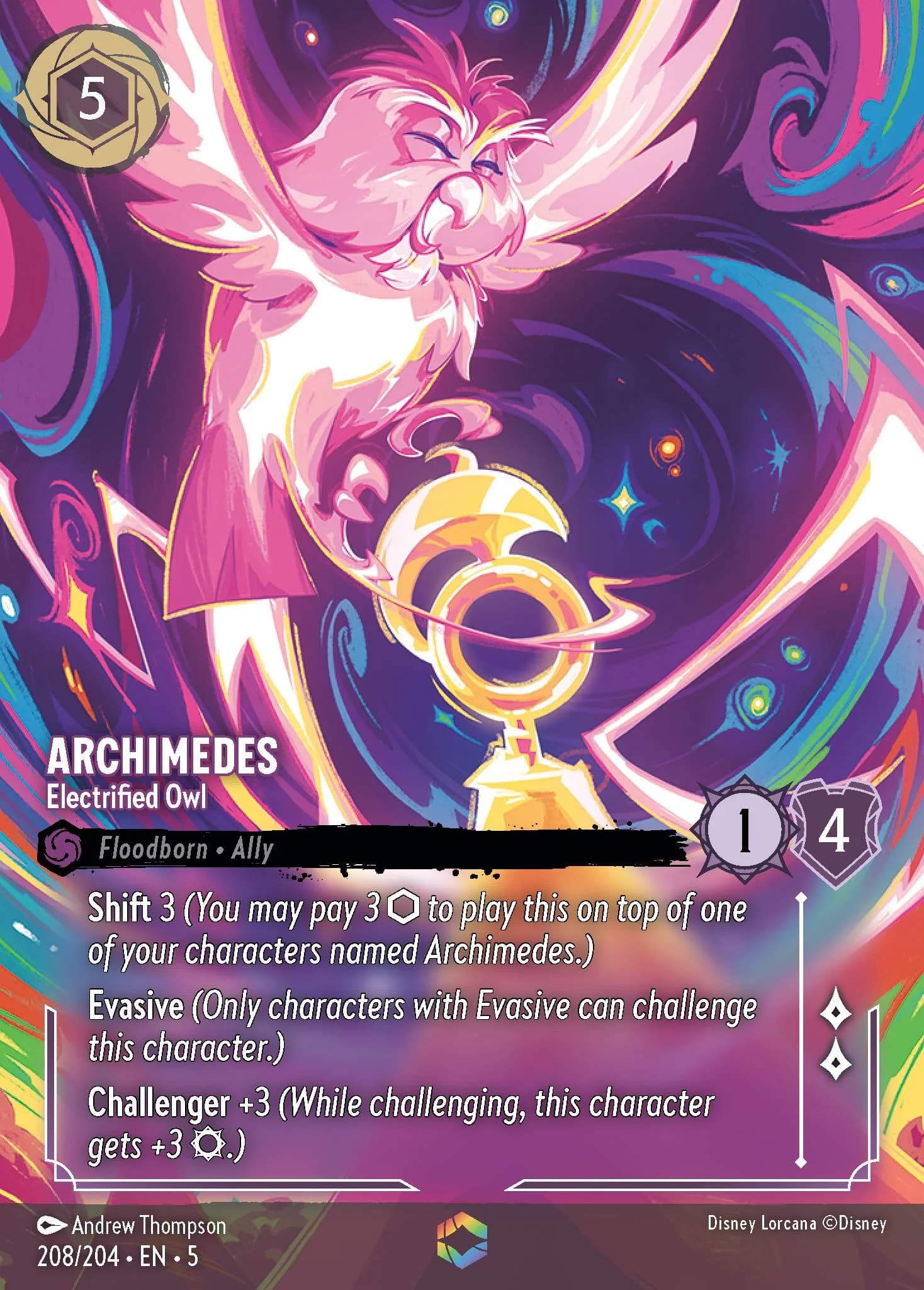 Archimedes - Electrified Owl 208/204 from Shimmering Skies
