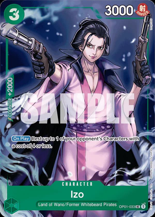 Izo OP01-033 Official alternate printing 6