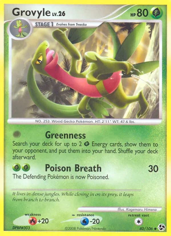 Grovyle 40/106 from Great Encounters