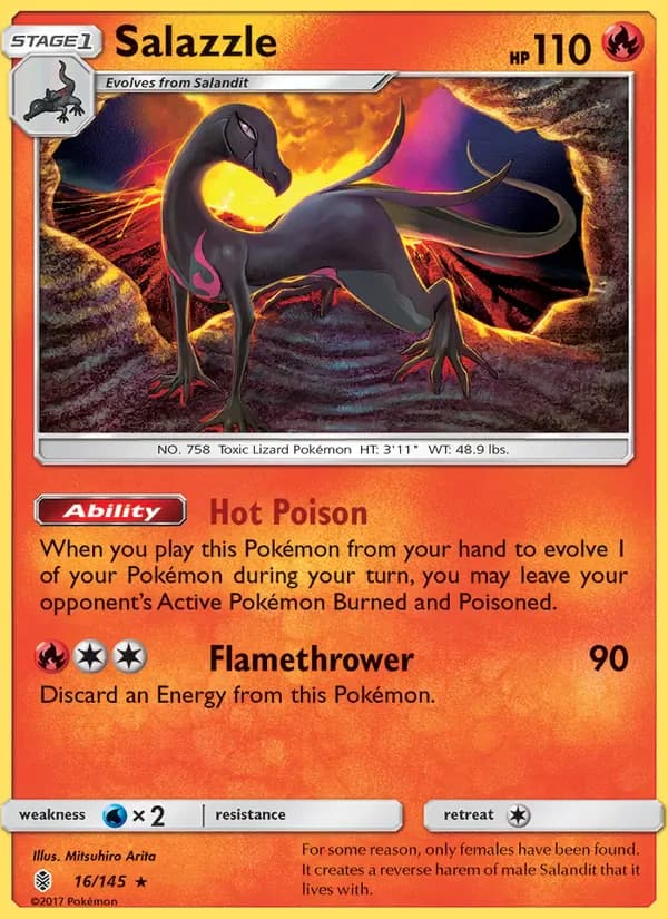 Salazzle 16/145 from Guardians Rising