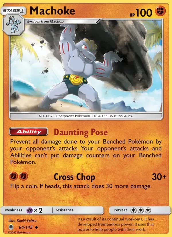 Machoke 64/145 from Guardians Rising