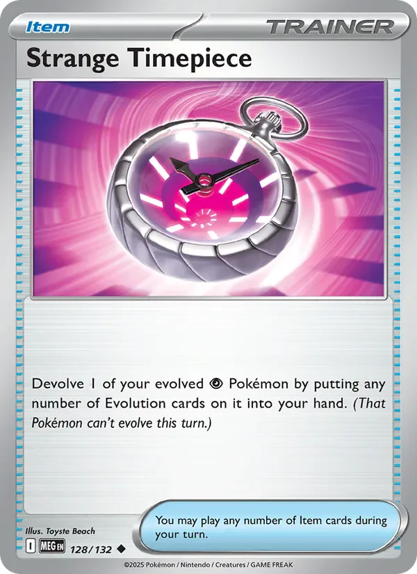 Strange Timepiece 128/132 from Mega Evolution