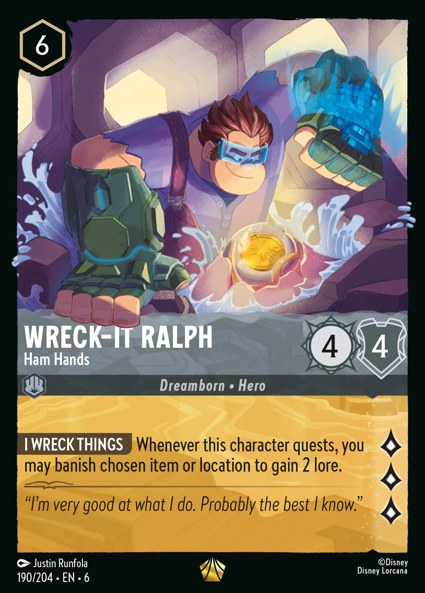 Wreck-It Ralph - Ham Hands 190/204 from Azurite Sea