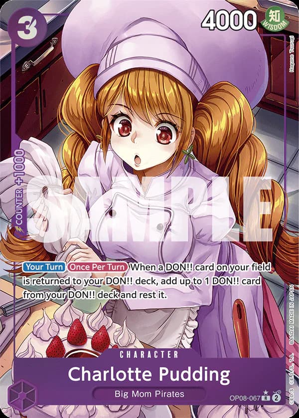Charlotte Pudding OP08-067 Official alternate printing 1