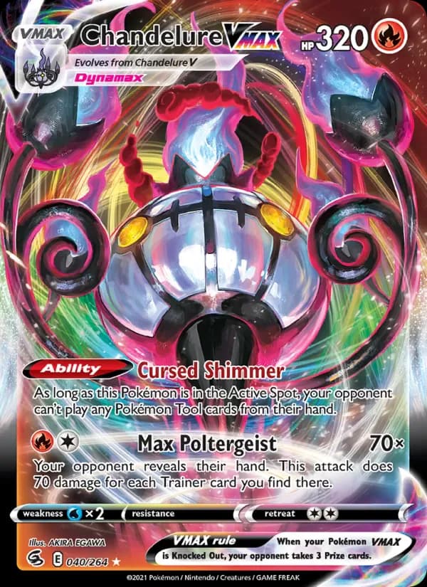 Chandelure VMAX 40/264 from Fusion Strike