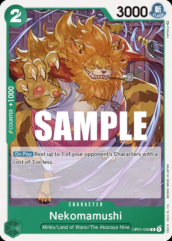 Nekomamushi OP01-048 Standard printing