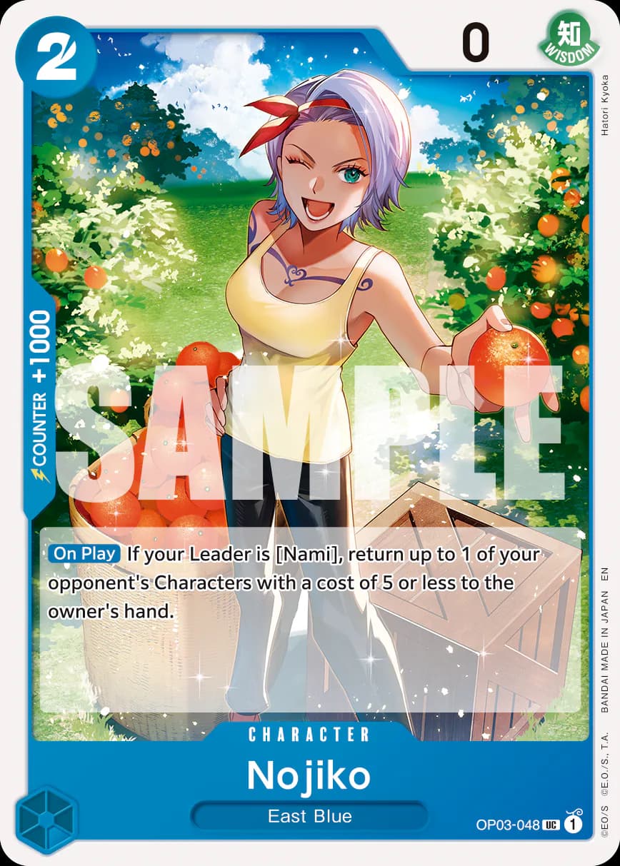 Nojiko OP03-048 Official alternate printing r1