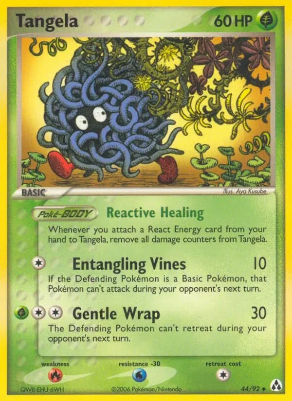 Tangela 44/92 from EX Legend Maker