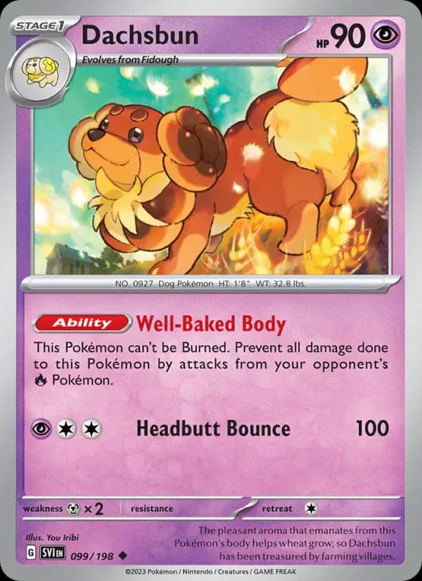 Dachsbun 099/198 from Scarlet & Violet Base Set