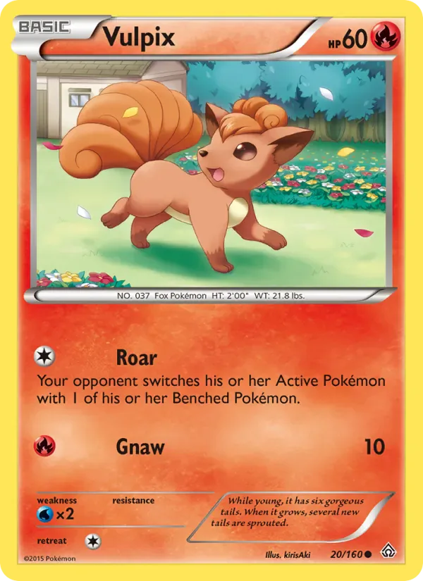 Vulpix 20/160 from Primal Clash