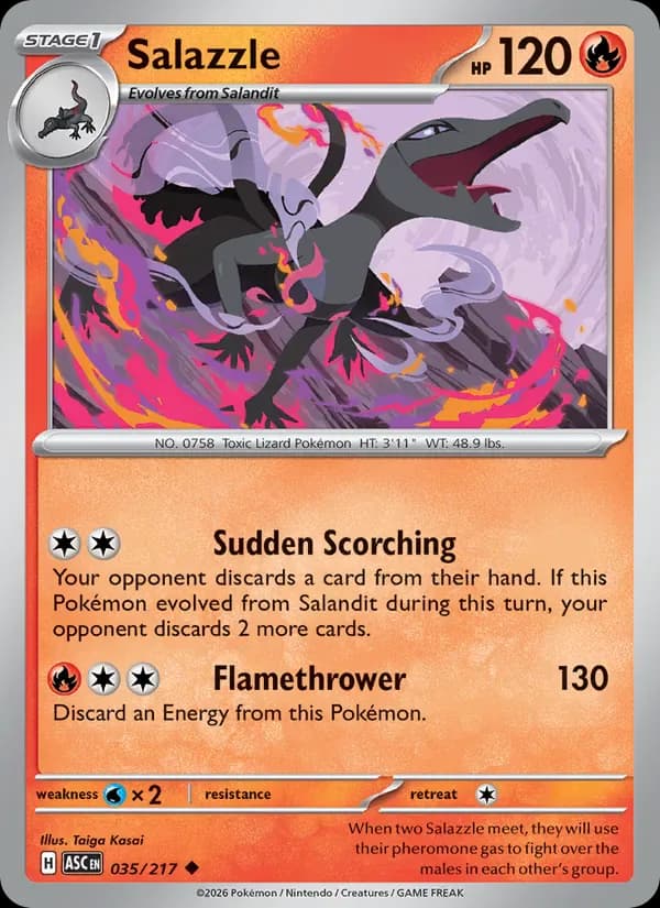 Salazzle 035/217 from Ascended Heroes