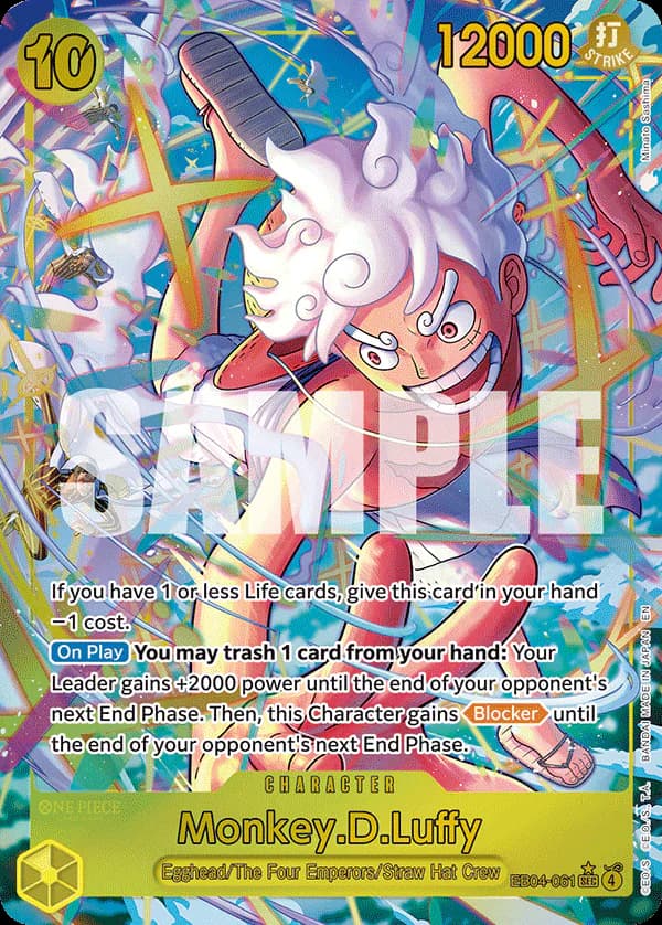 Monkey.D.Luffy EB04-061 Official alternate printing 1