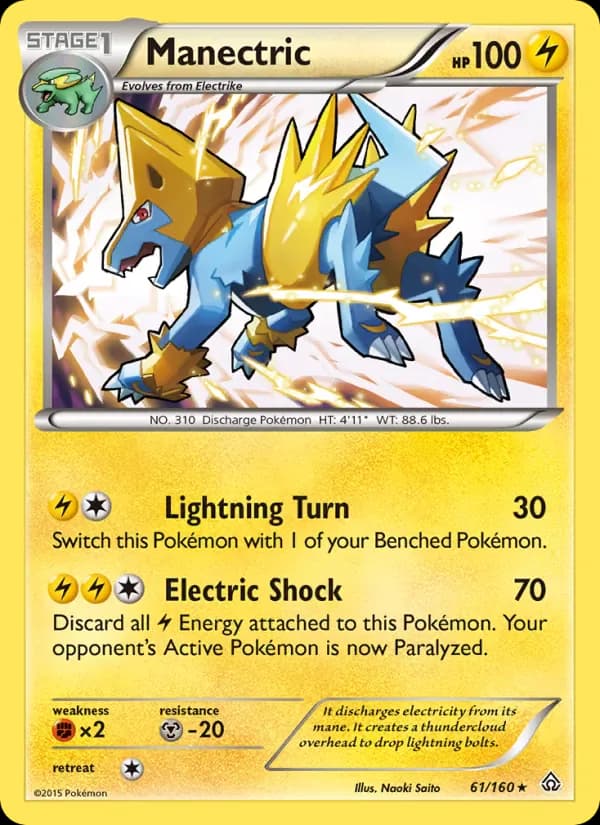 Manectric 61/160 from Primal Clash