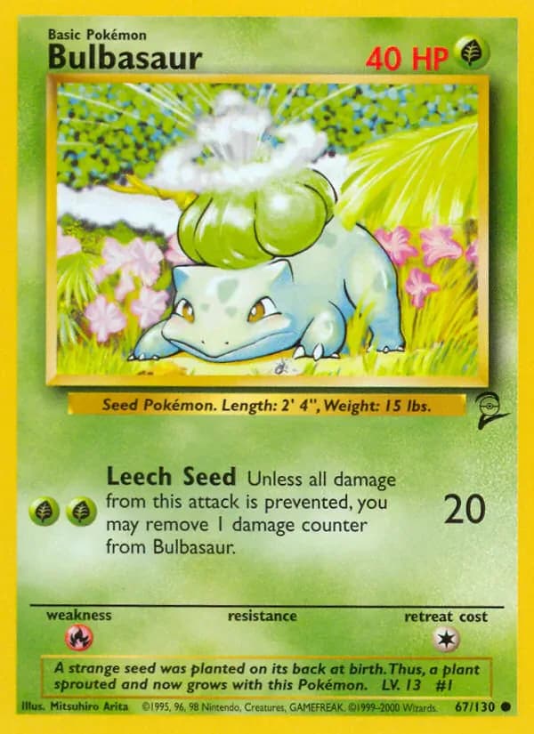 Bulbasaur 67/130 from Base Set 2