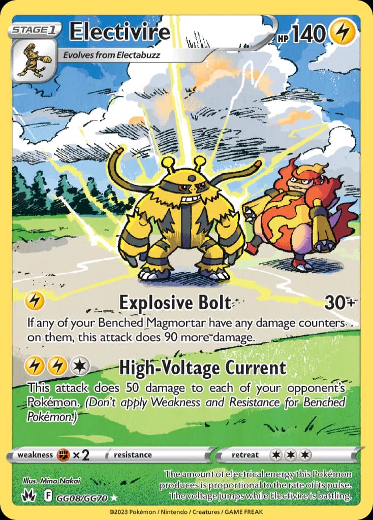 Electivire GG08/GG70 from Crown Zenith