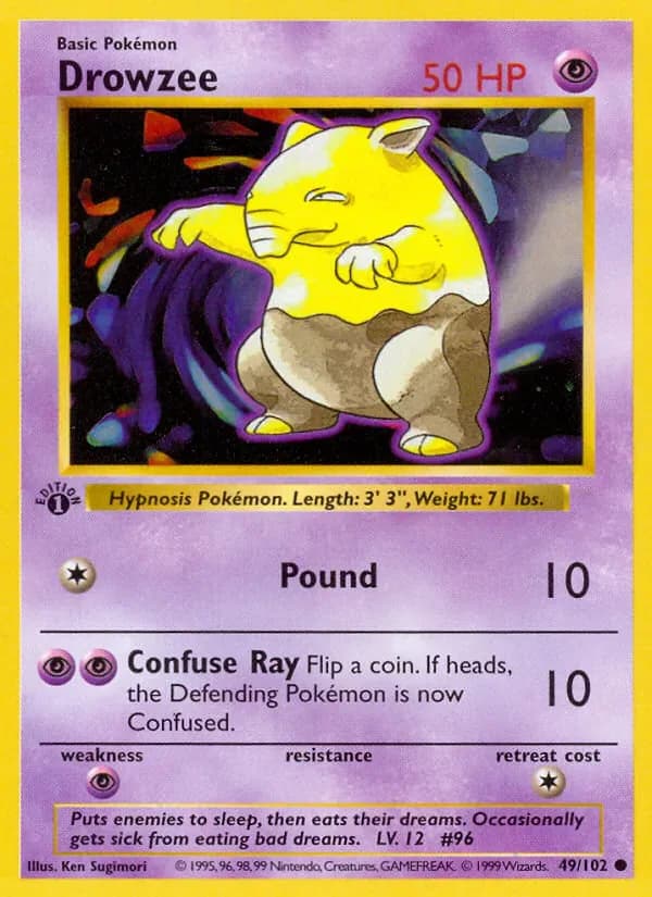 Drowzee 49/102 from Base Set