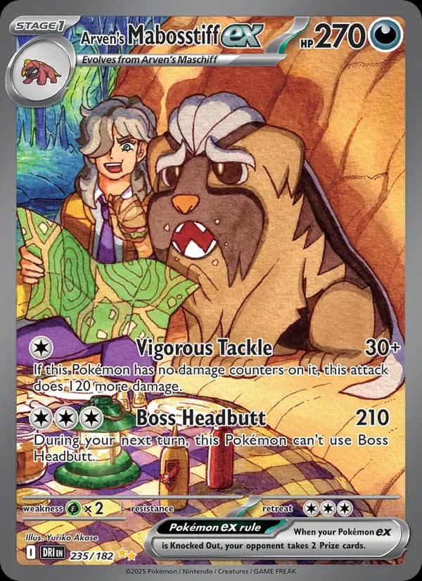 Arven's Mabosstiff ex 235/182 from Destined Rivals