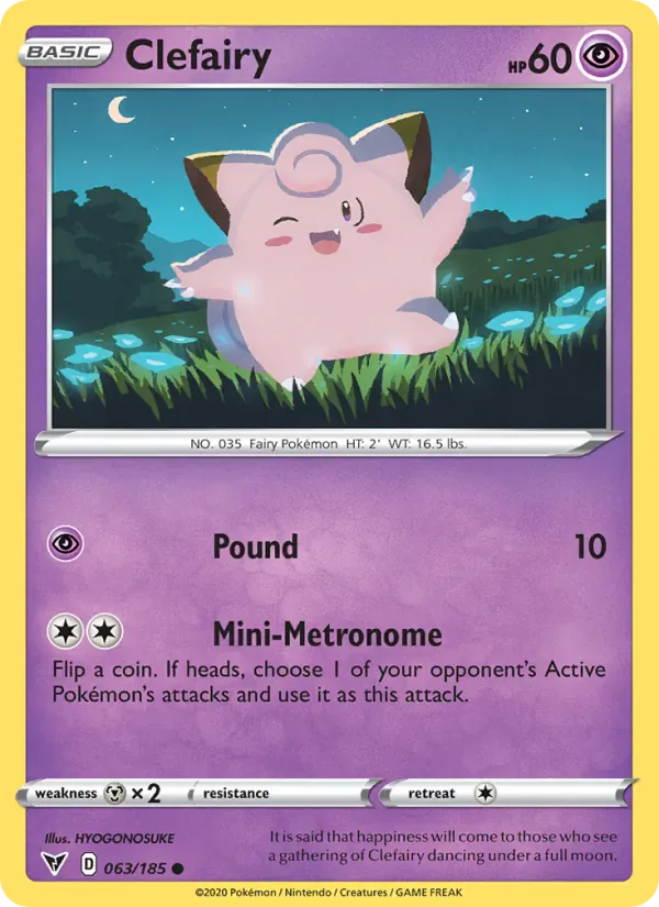 Clefairy 63/185 from Vivid Voltage