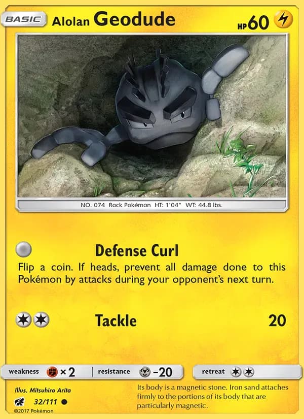 Alolan Geodude 32/111 from Crimson Invasion
