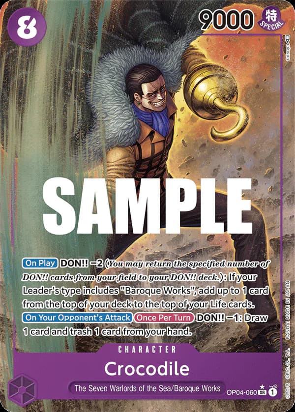 Crocodile OP04-060 Official alternate printing 1