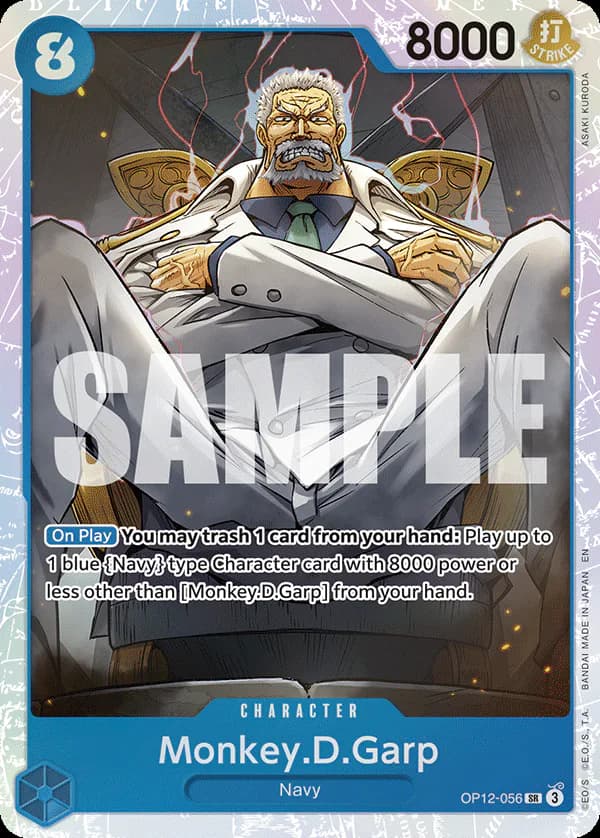 Monkey.D.Garp OP12-056 Standard printing