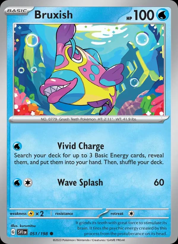 Bruxish 051/198 from Scarlet & Violet Base Set