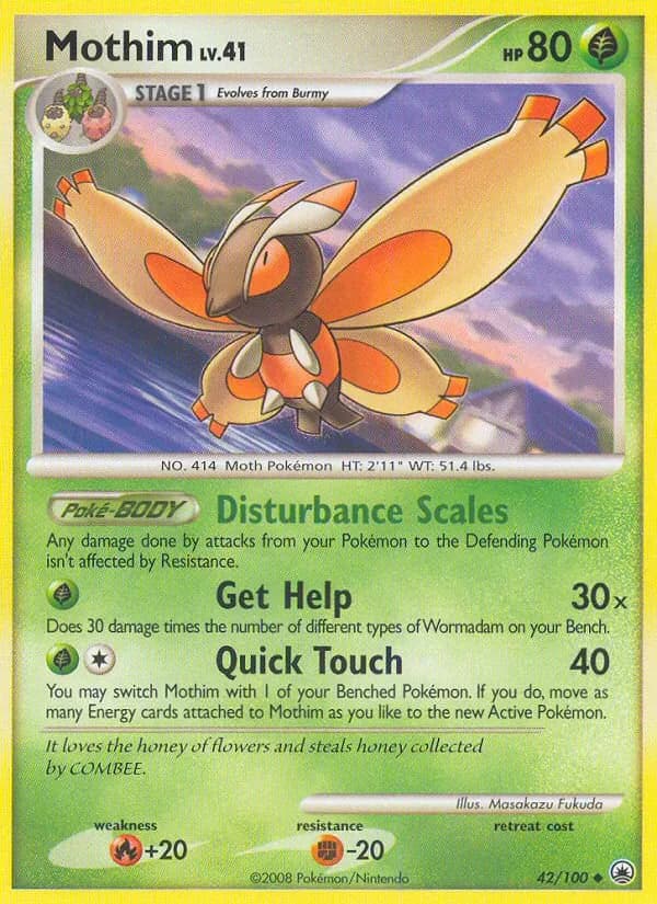 Mothim 42/100 from Majestic Dawn