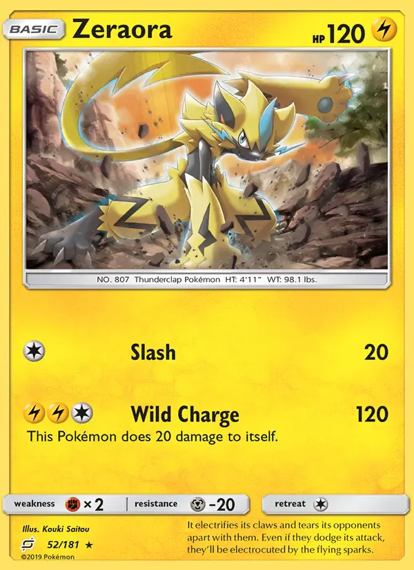 Zeraora 52/181 from Team Up