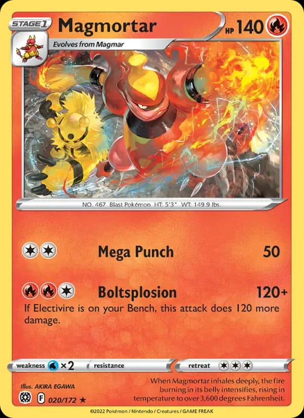 Magmortar 020/172 from Brilliant Stars