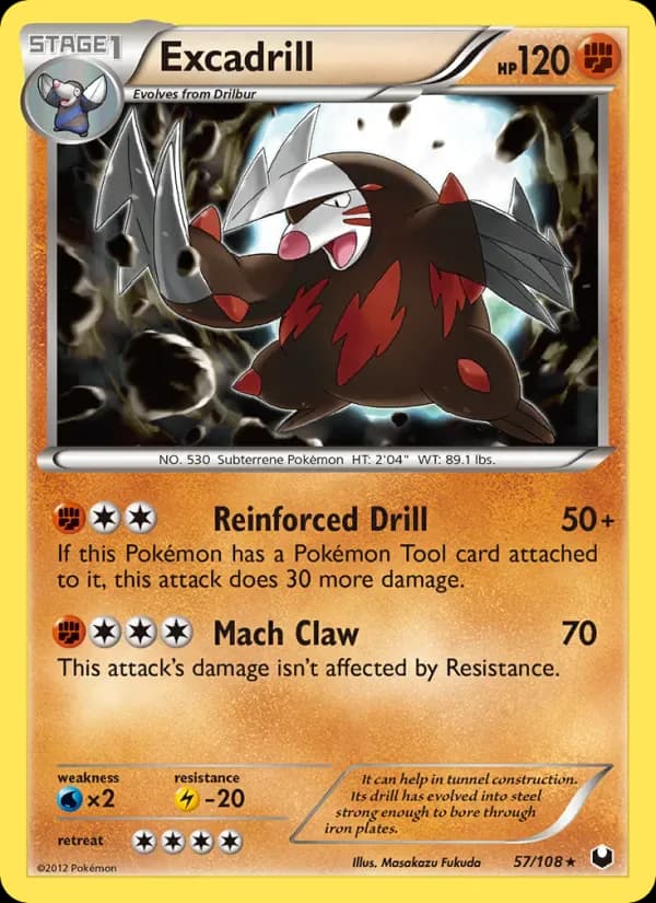 Excadrill 57/108 from Dark Explorers