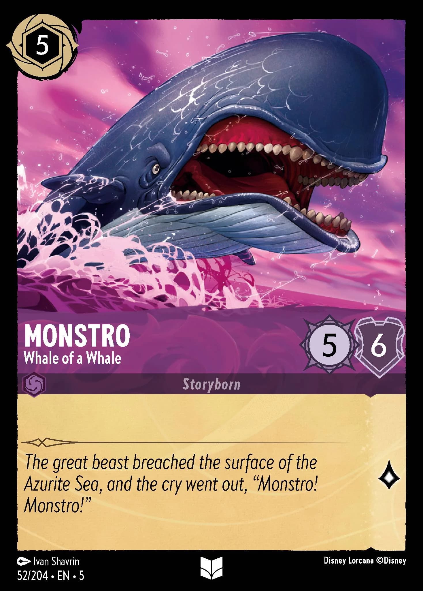 Monstro - Whale of a Whale 52/204 from Shimmering Skies