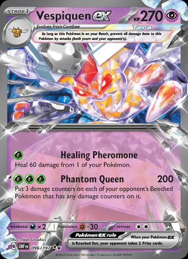 Vespiquen ex 096/197 from Obsidian Flames