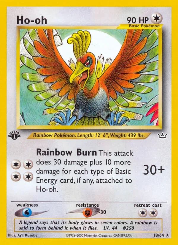 Ho-oh 18/64 from Neo Revelation