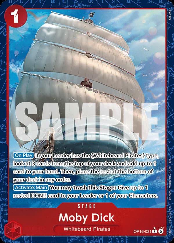 Moby Dick OP16-021 Official alternate printing 1