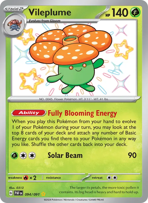 Vileplume 094/91 from Paldean Fates