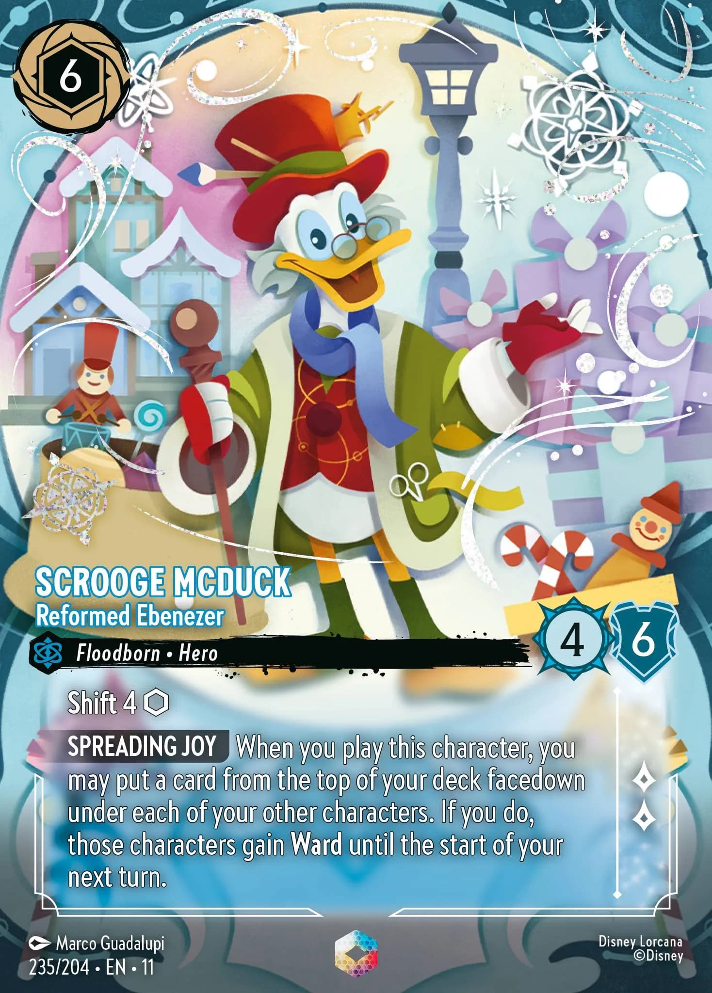 Scrooge McDuck - Reformed Ebenezer 235/204 from Winterspell