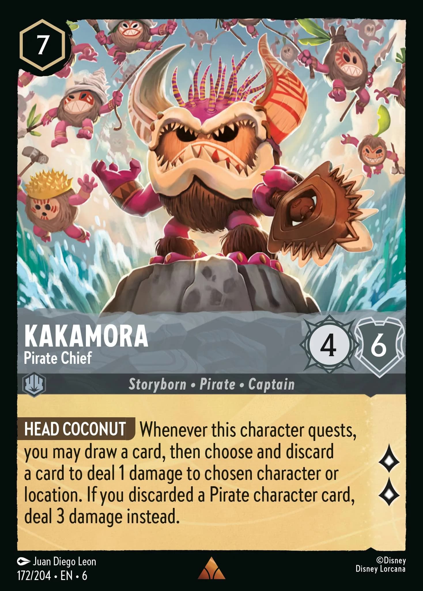 Kakamora - Pirate Chief 172/204 from Azurite Sea