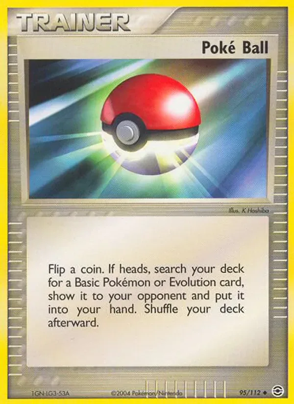 Poké Ball 95/112 from EX FireRed & LeafGreen