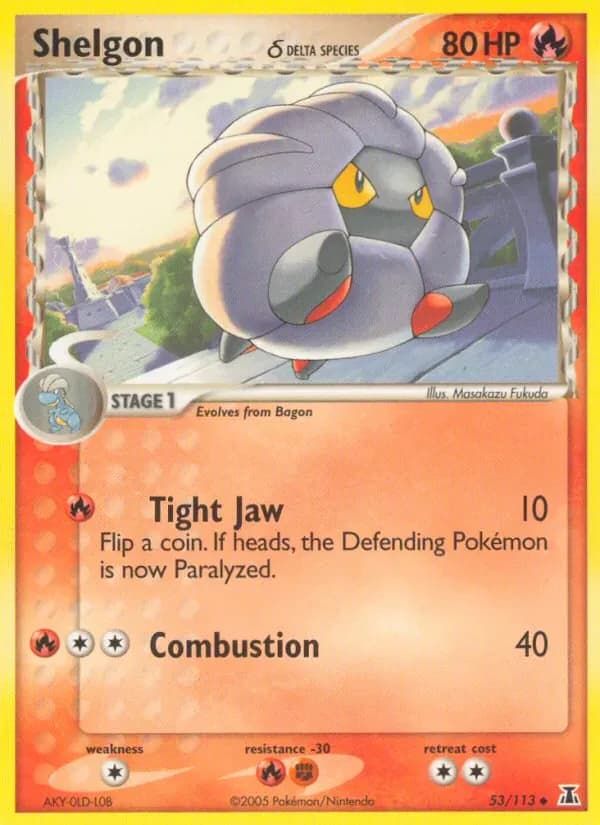 Shelgon δ 53/113 from EX Delta Species