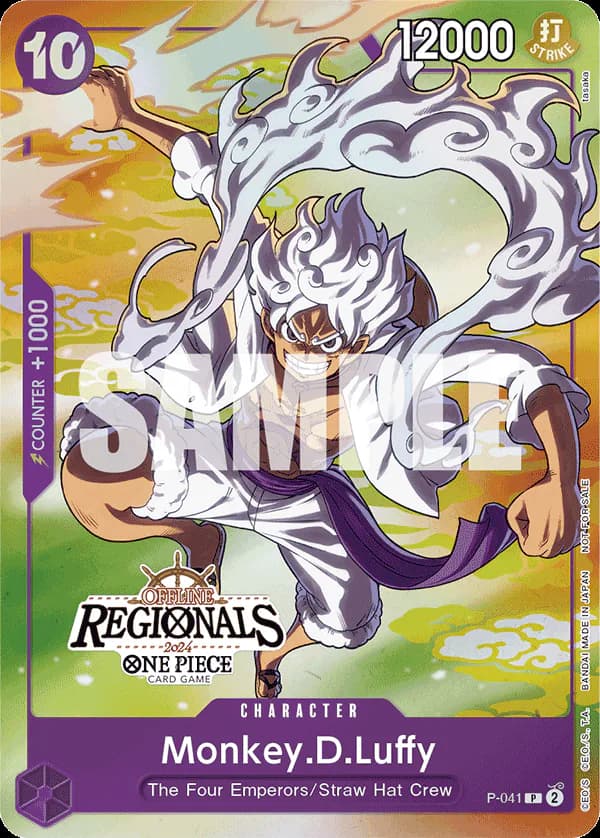 Monkey.D.Luffy P-041 Official alternate printing 1
