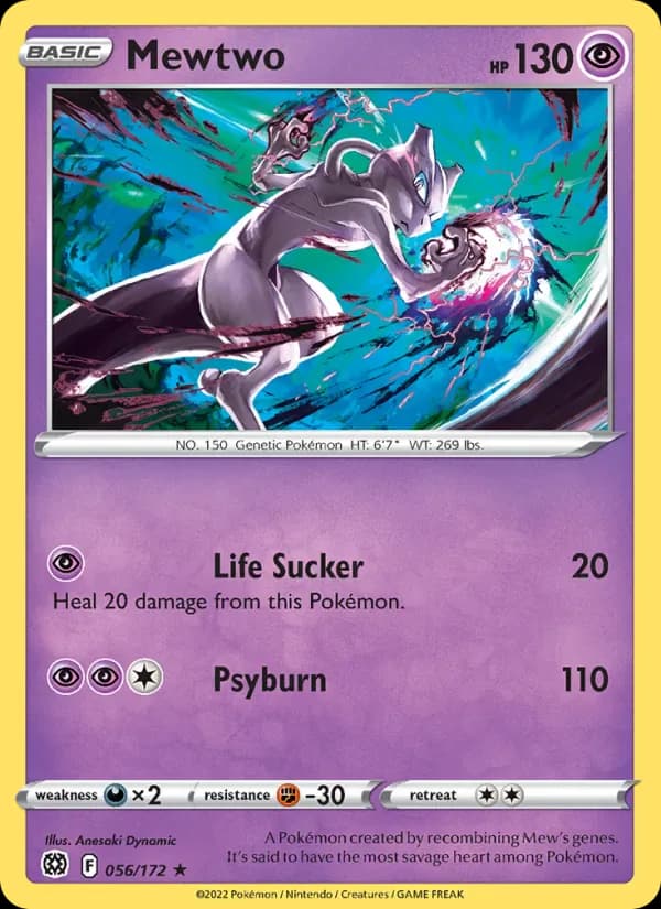 Mewtwo 056/172 from Brilliant Stars