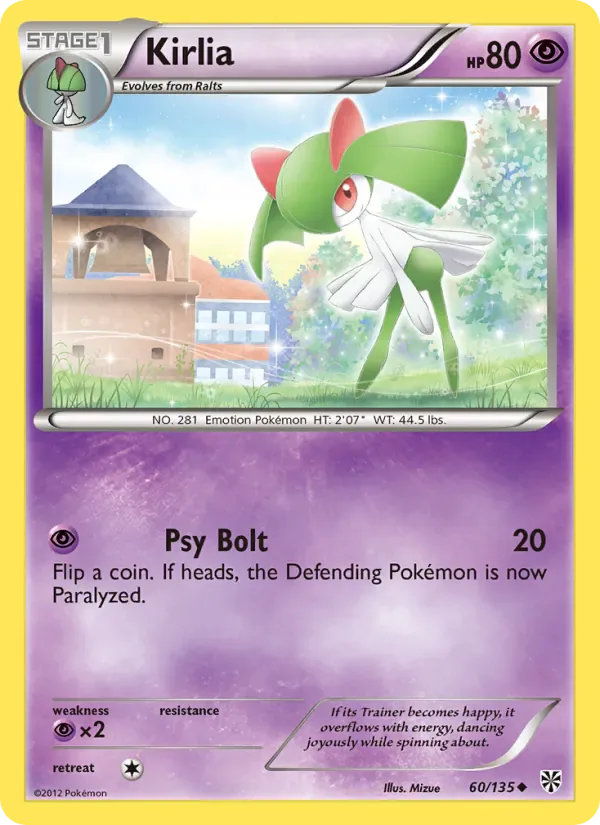 Kirlia 60/135 from Plasma Storm