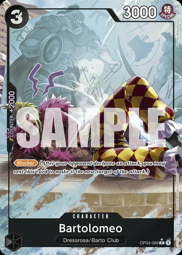 Bartolomeo OP04-089 Official alternate printing 3