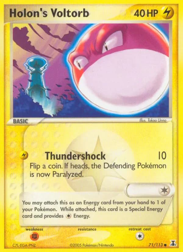 Holon's Voltorb 71/113 from EX Delta Species