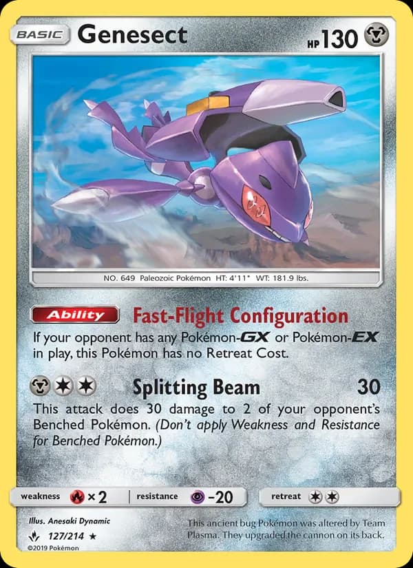 Genesect 127/214 from Unbroken Bonds