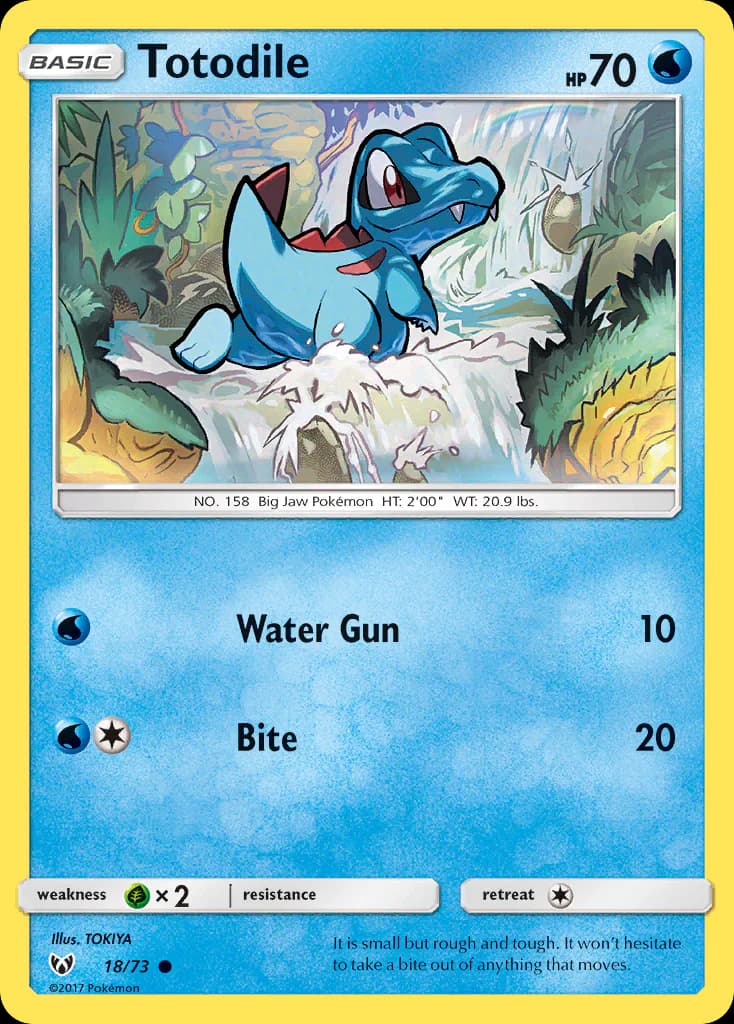 Totodile 18/73 from Shining Legends